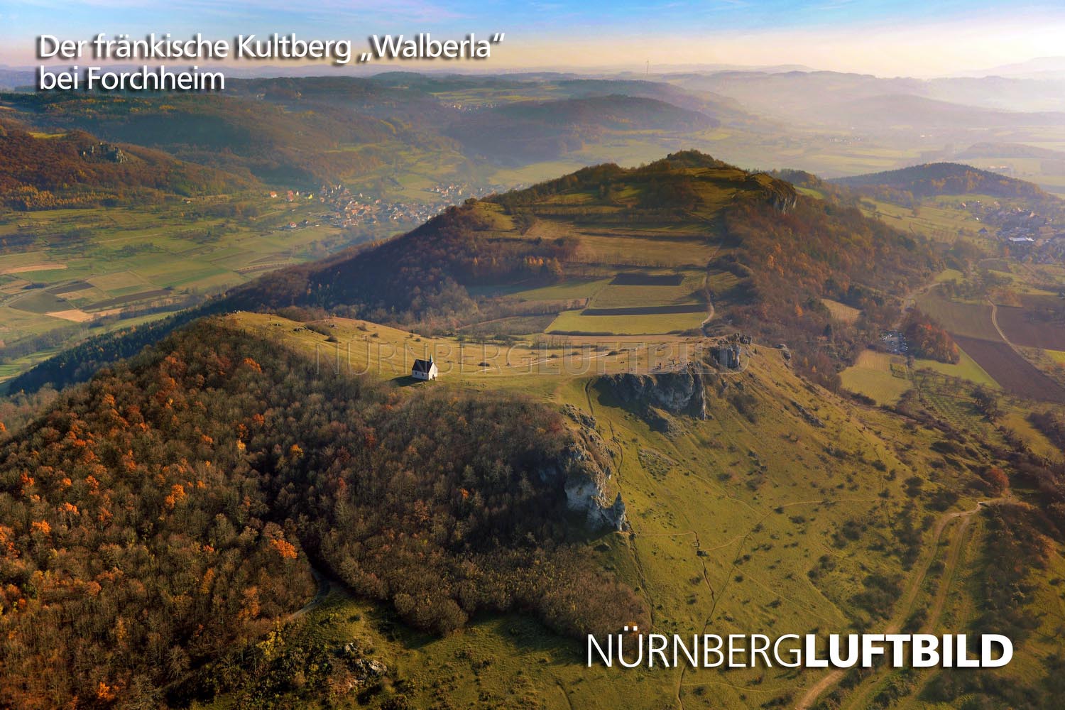 Walberla bei Forchheim, Luftbild