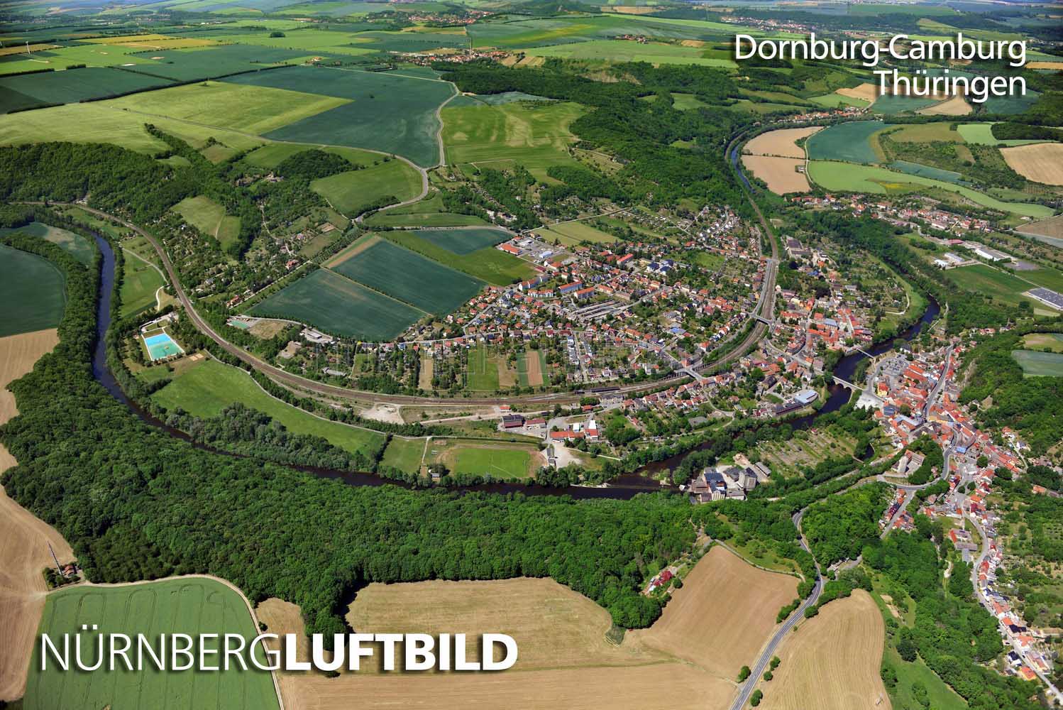 Dornburg-Camburg, Luftaufnahme
