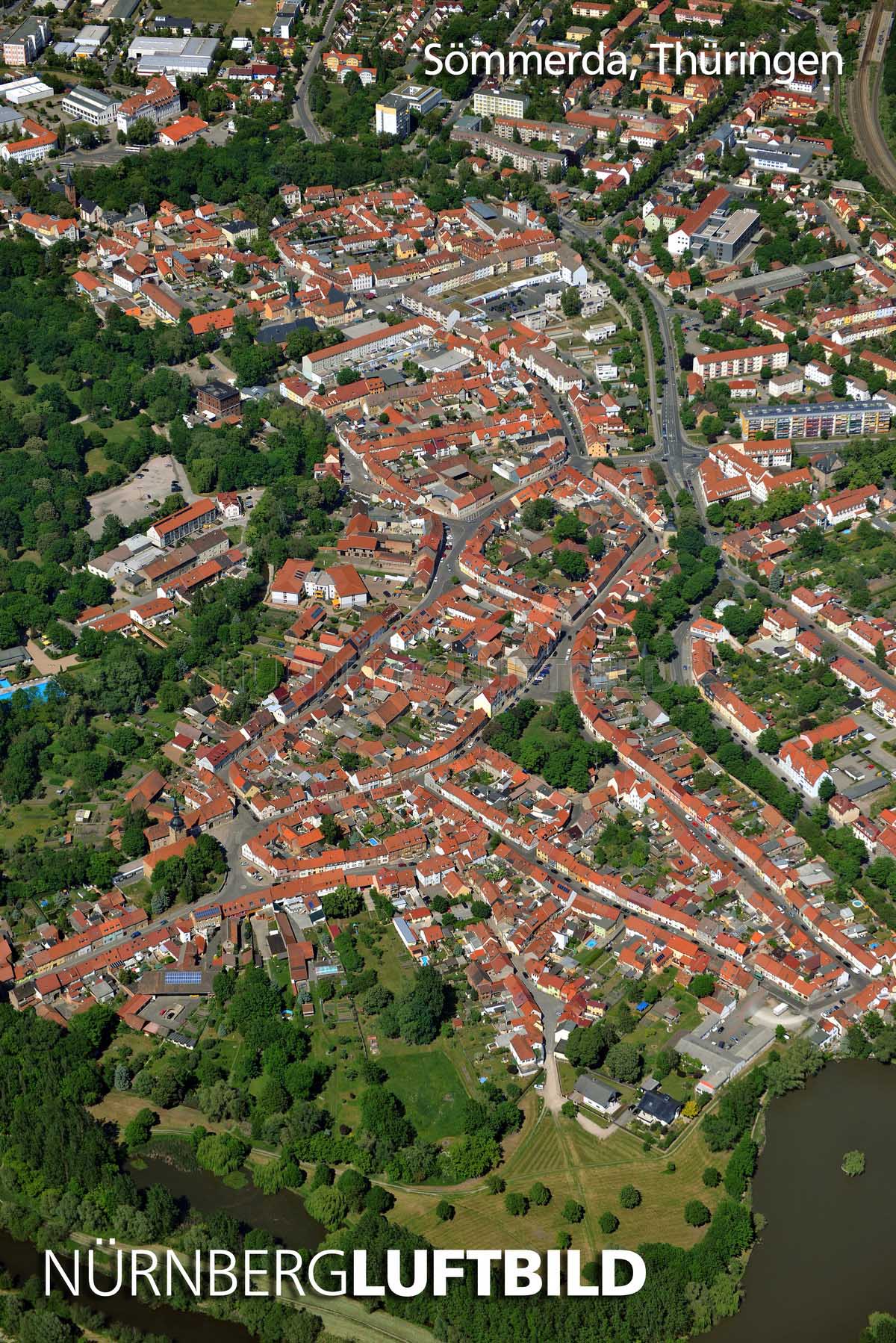 Sömmerda, Thüringen, Luftaufnahme