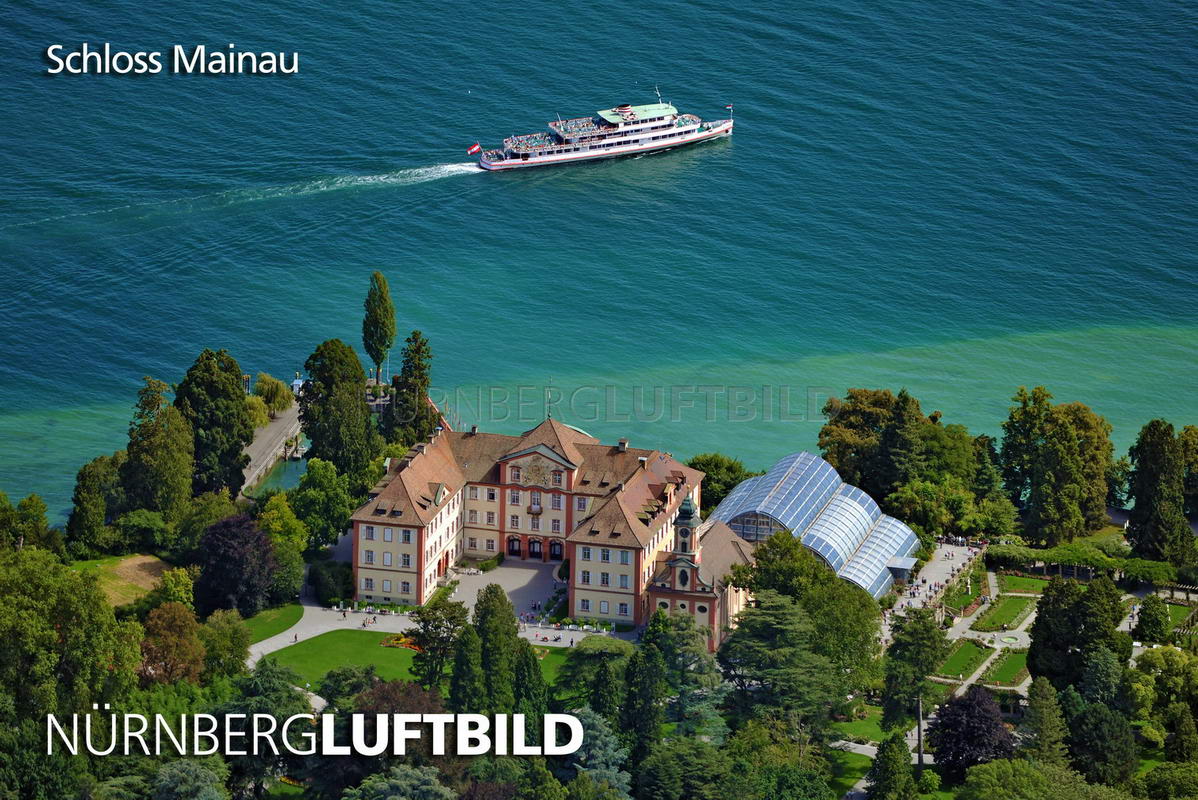 Schloss Mainau, Luftbild