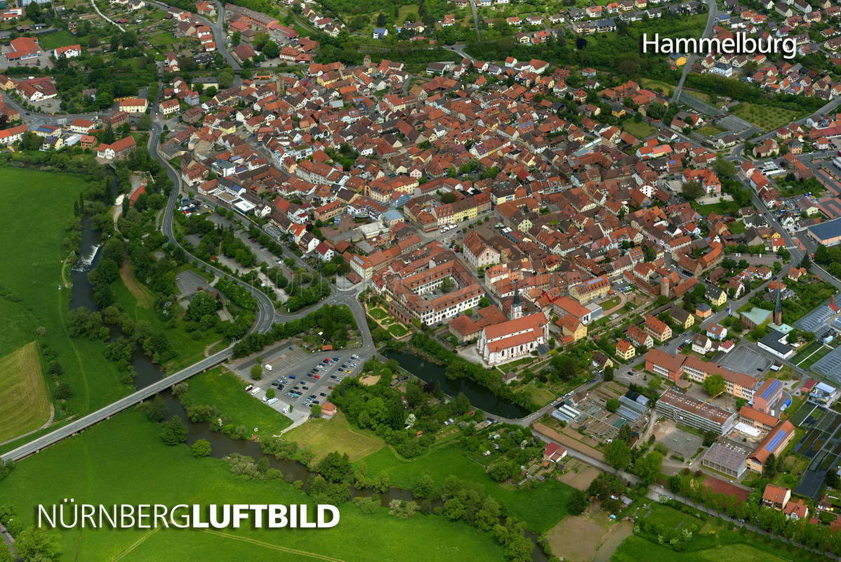 Hammelburg, Luftaufnahme
