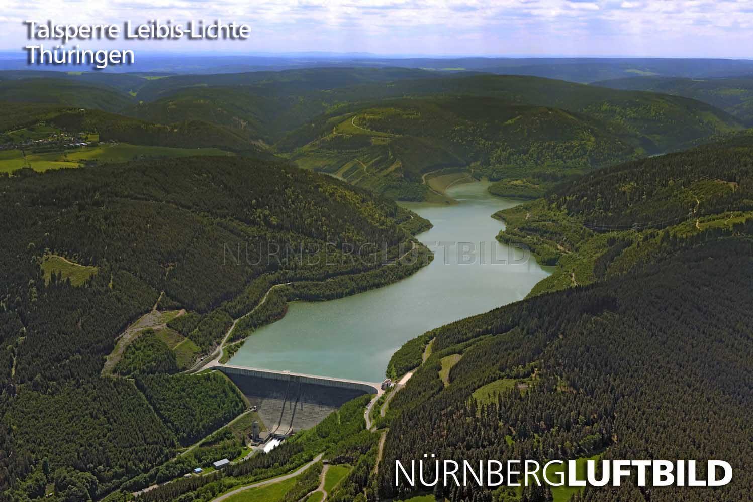 Talsperre Leibis-Lichte, Luftaufnahme