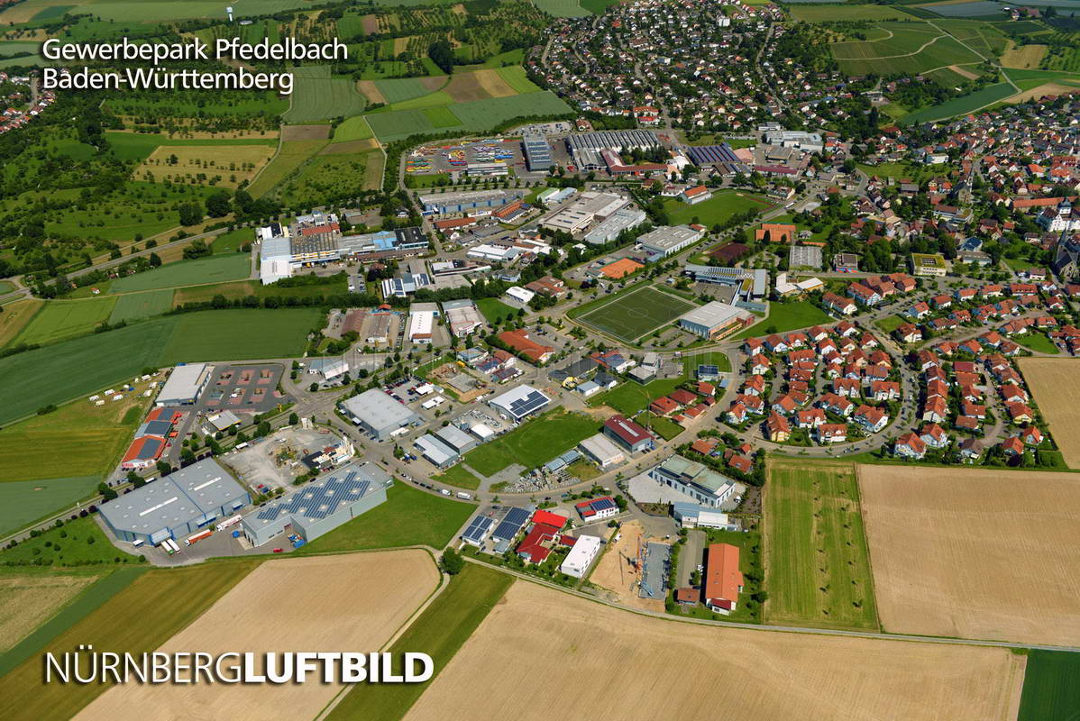 Gewerbepark Pfedelbach, Luftaufnahme
