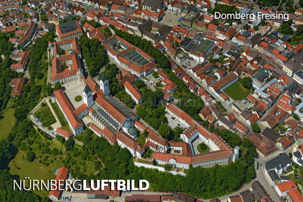 Domberg Freising, Luftaufnahme
