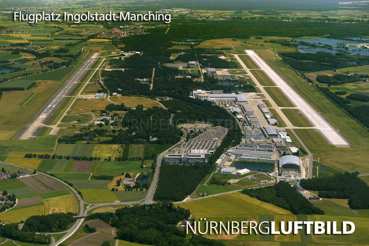 Flugplatz Ingolstadt-Manching, Luftaufnahme
