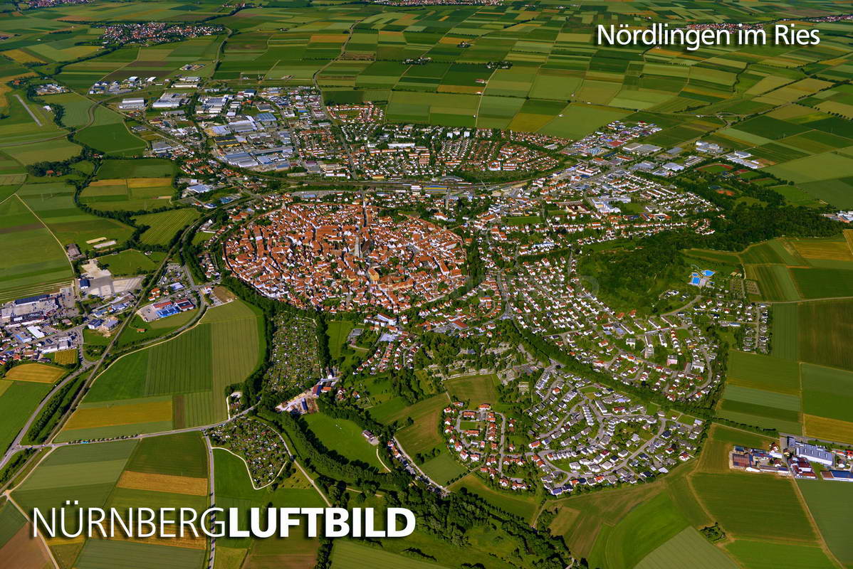 Nördlingen im Ries, Luftbild