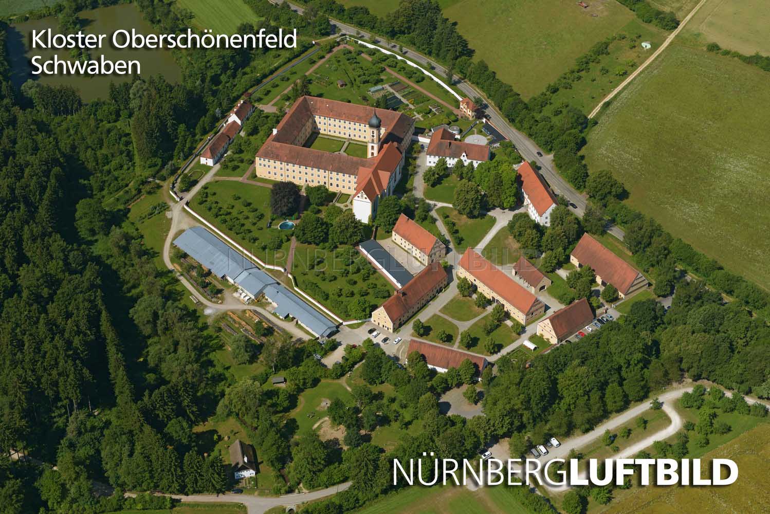 Kloster Oberschönenfeld, Luftaufnahme