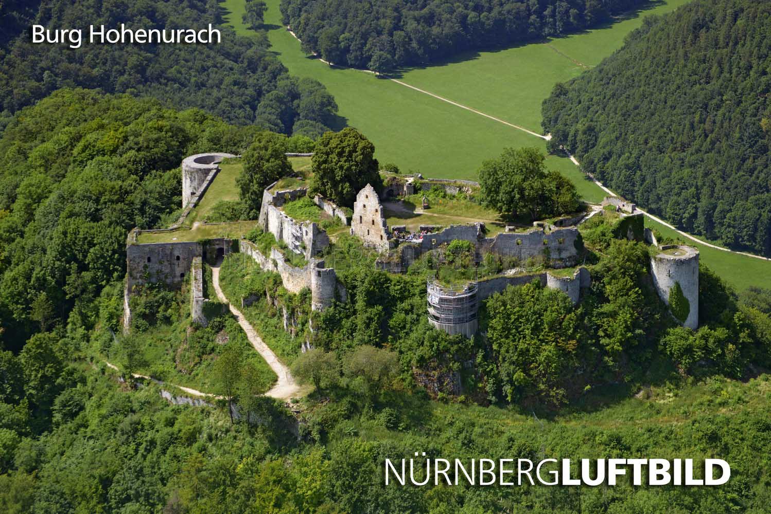Burg Hohenurach, Luftbild