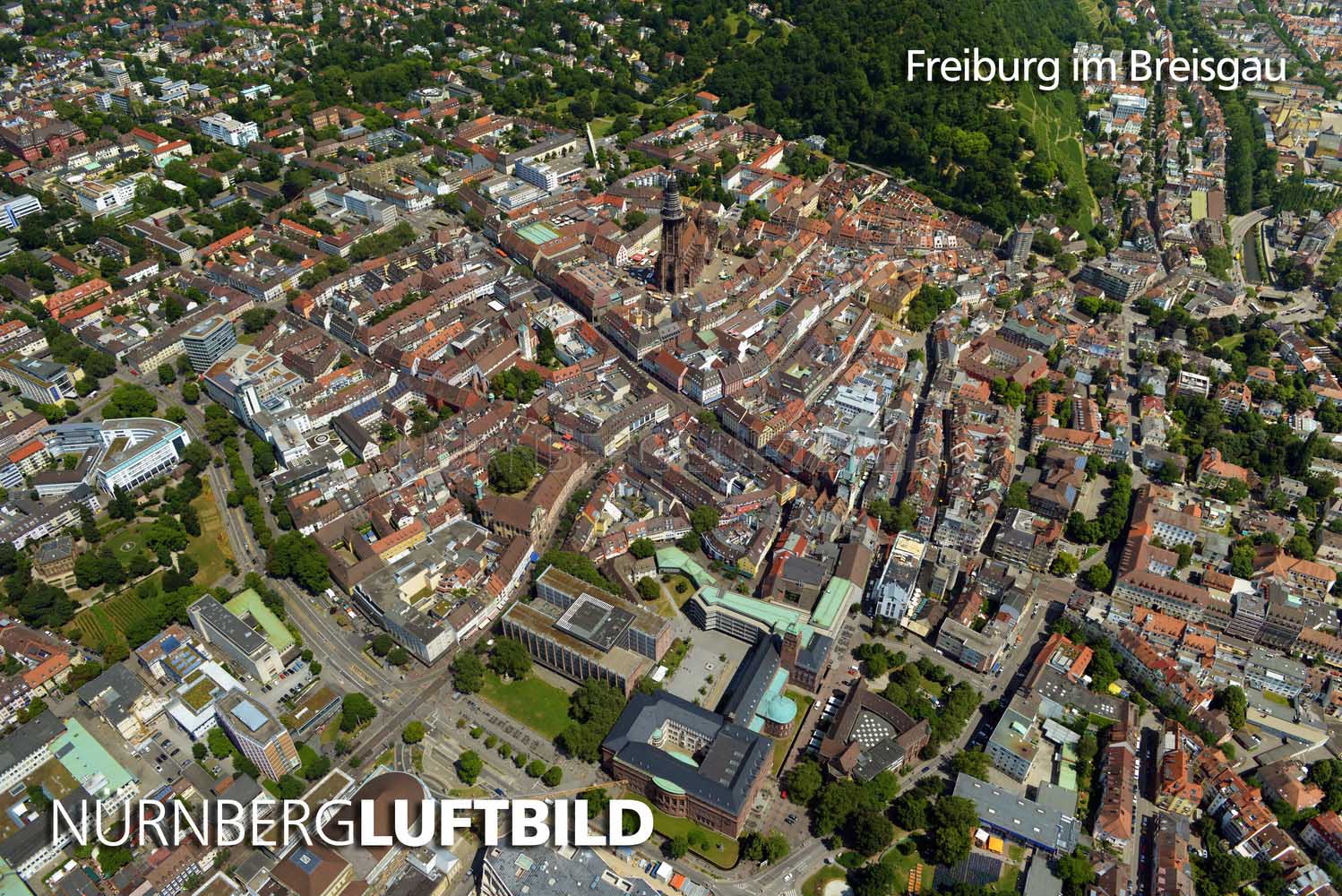 Freiburg im Breisgau, Luftaufnahme