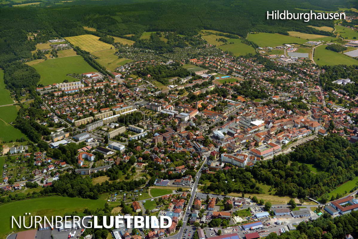 Hildburghausen, Luftaufnahme