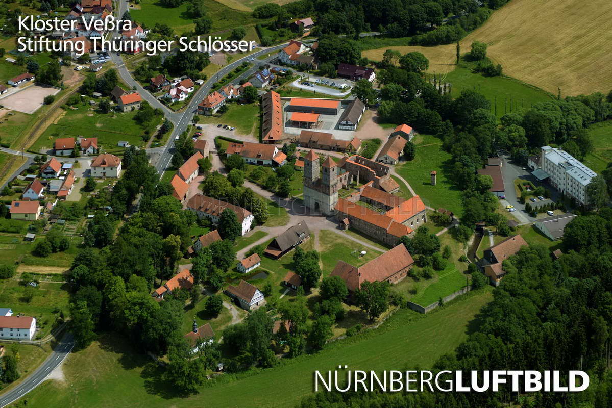 Kloster Veßra, Luftaufnahme