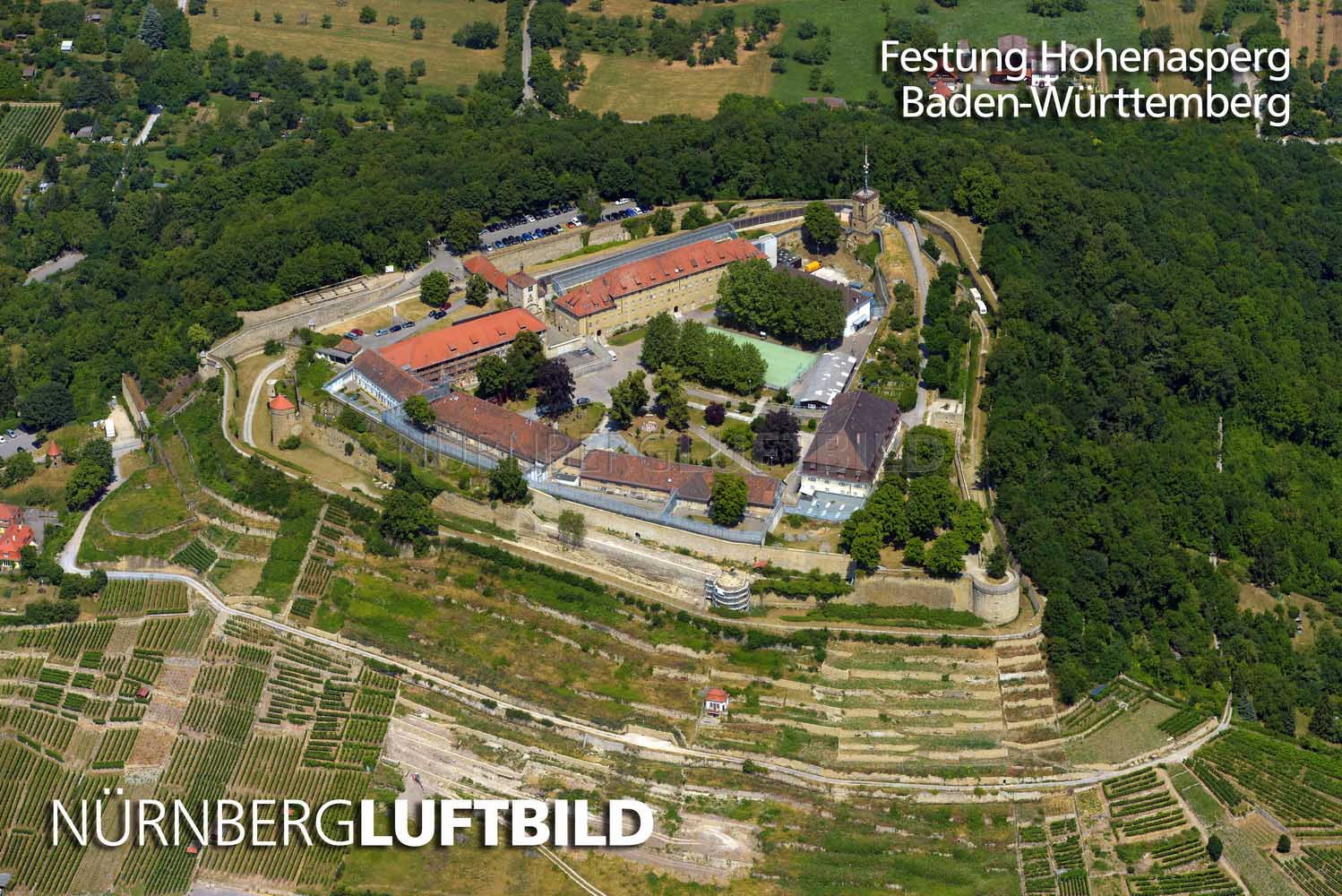 Festung Hohenasperg, Luftbild