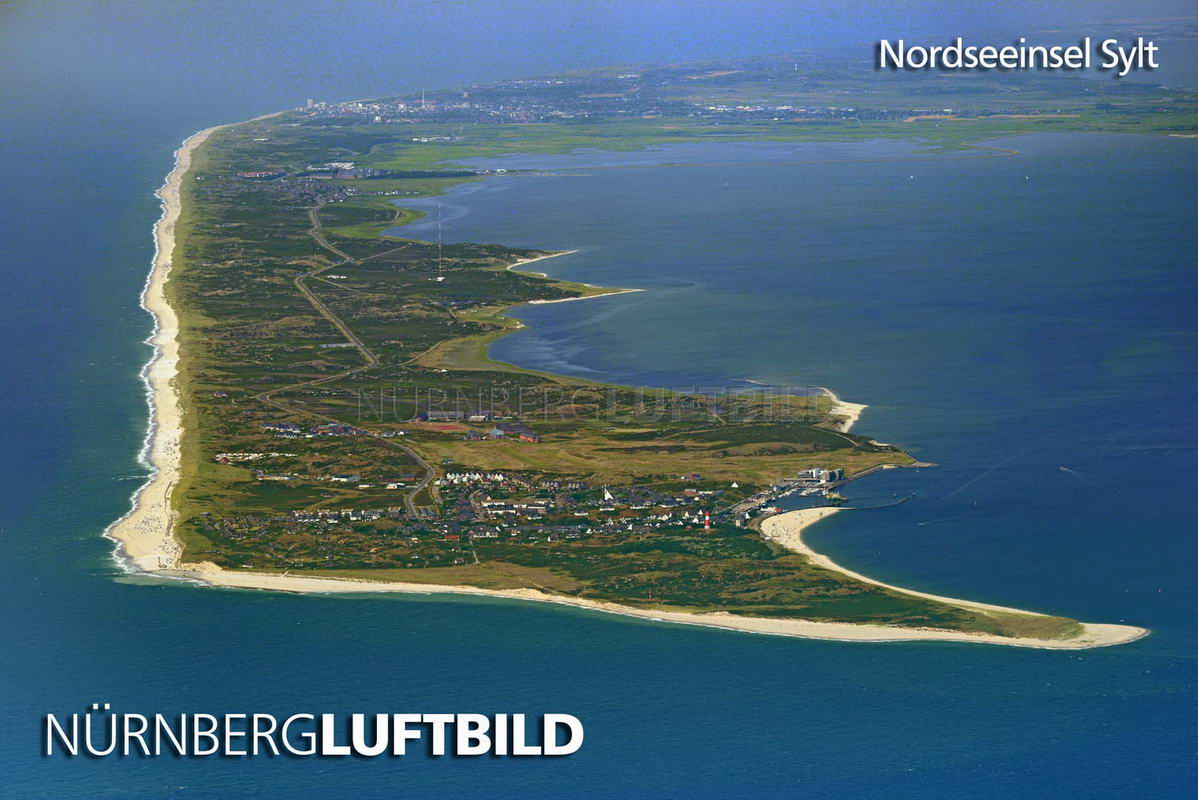 Nordseeinsel Sylt, Luftaufnahme