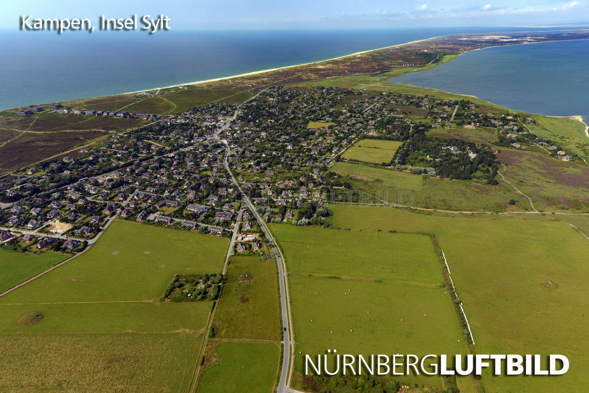 Kampen, Insel Sylt, Luftbild