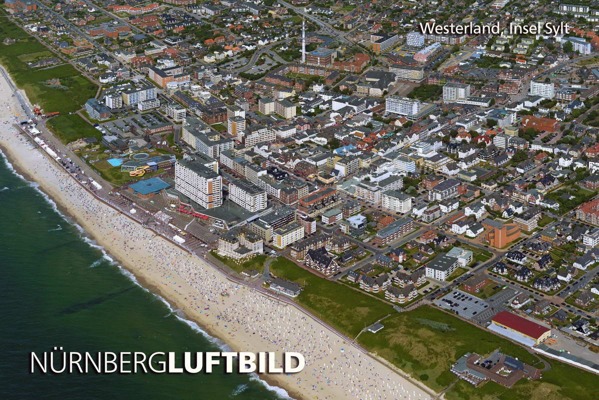 Westerland, Insel Sylt, Luftaufnahme