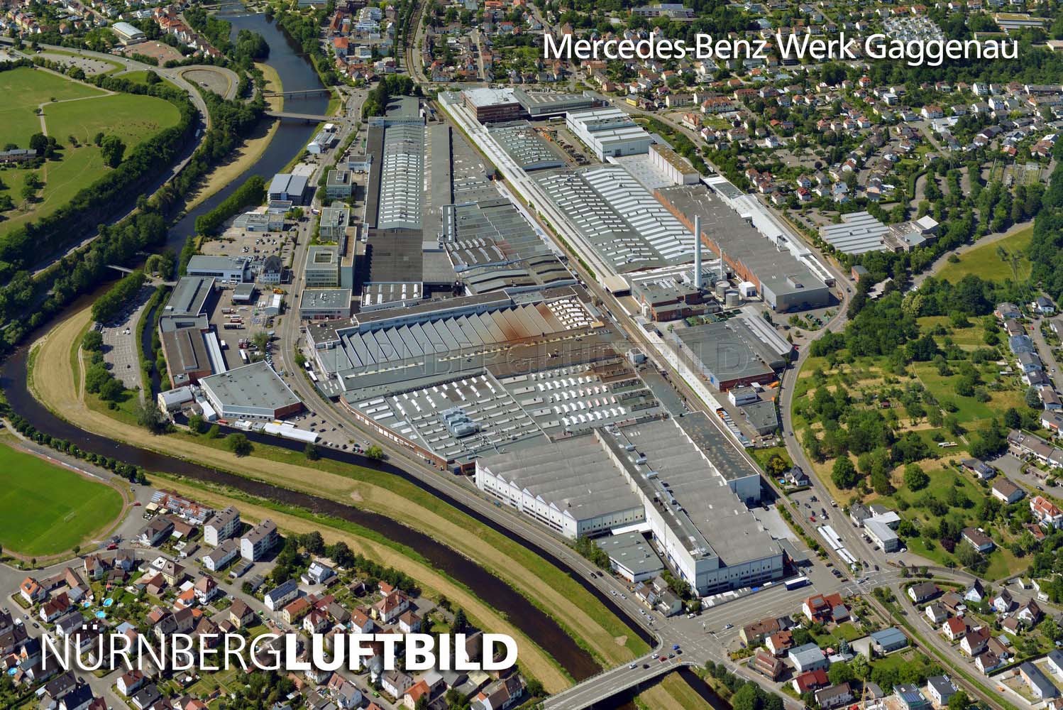 Mercedes-Benz Werk Gaggenau, Luftbild