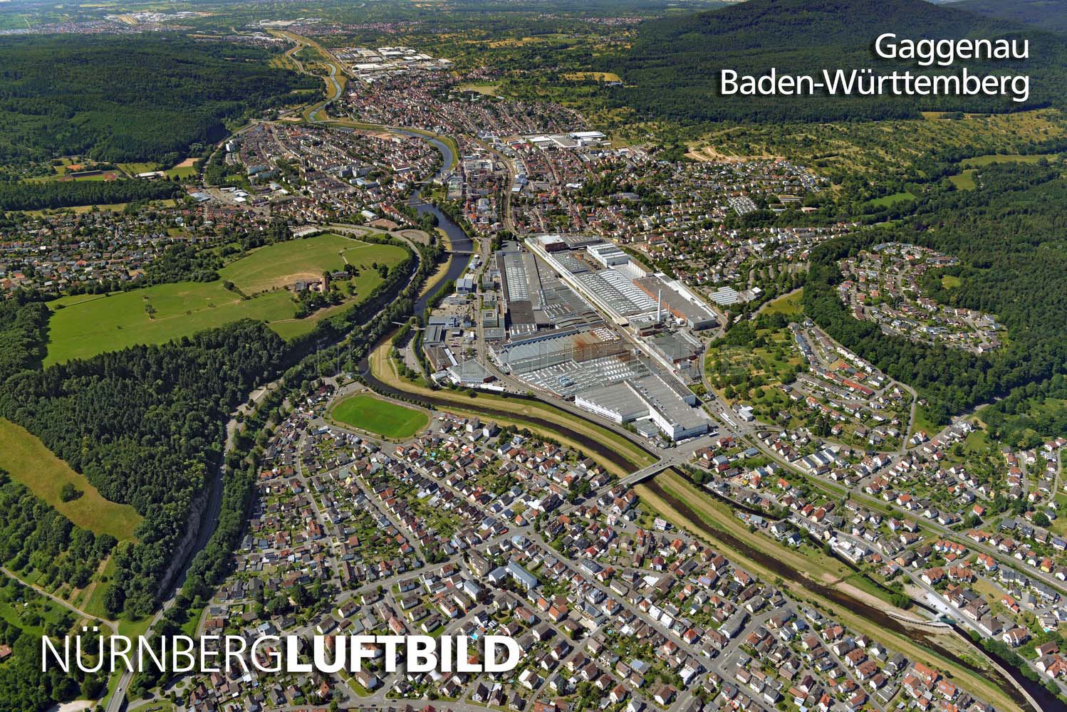 Gaggenau, Luftaufnahme