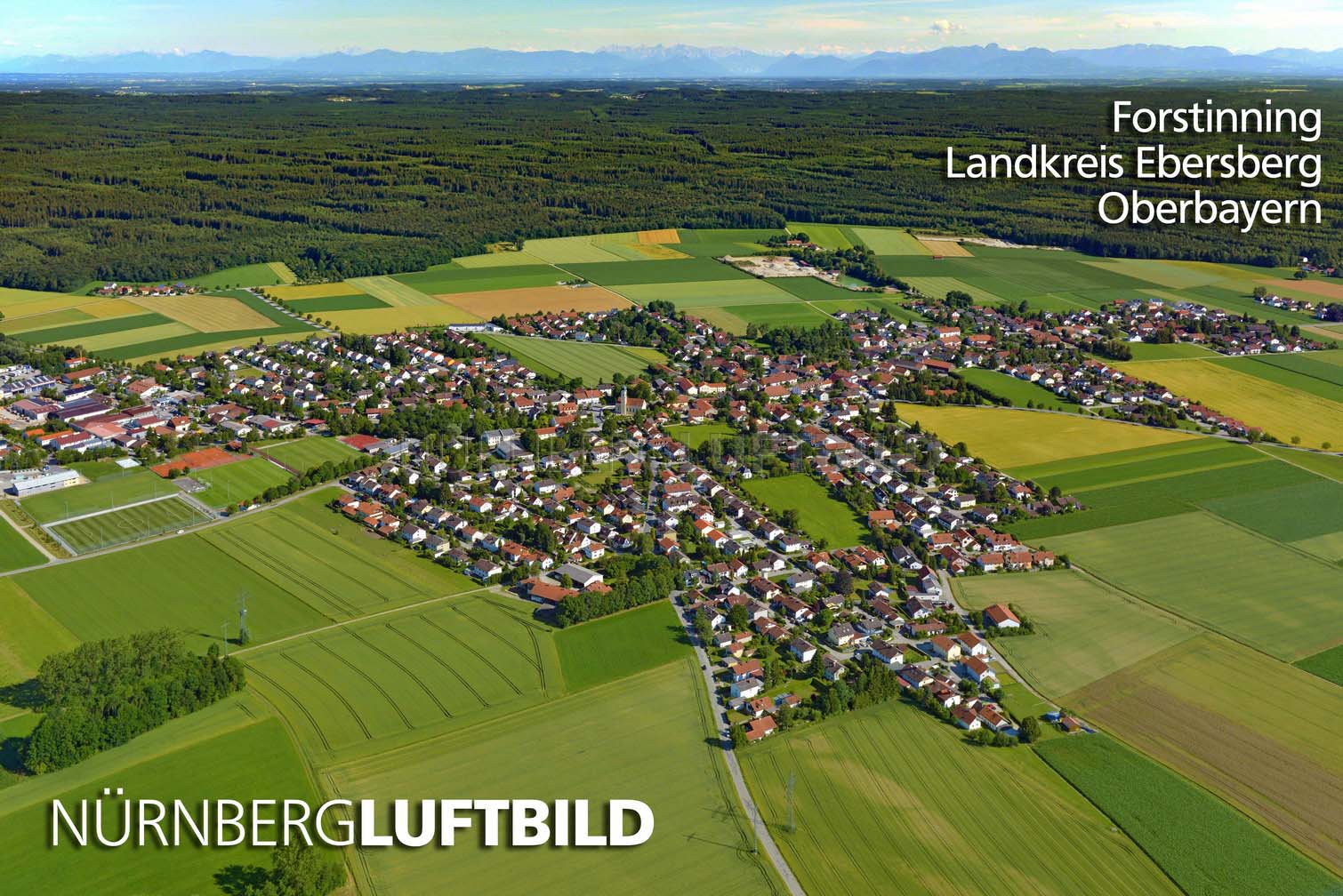 Forstinning, Landkreis Ebersberg, Luftaufnahme