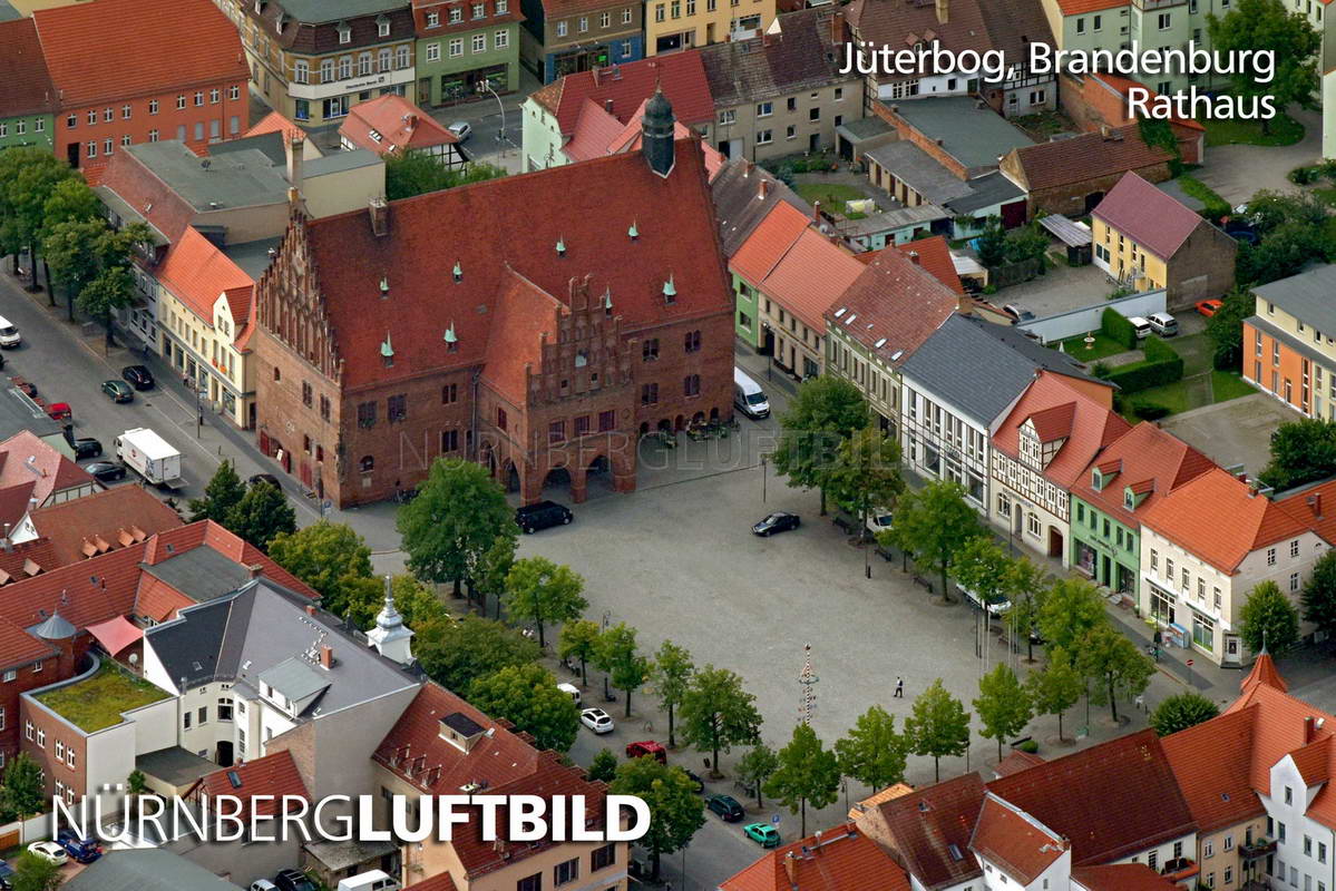 Jüterbog, Brandenburg, Luftaufnahme