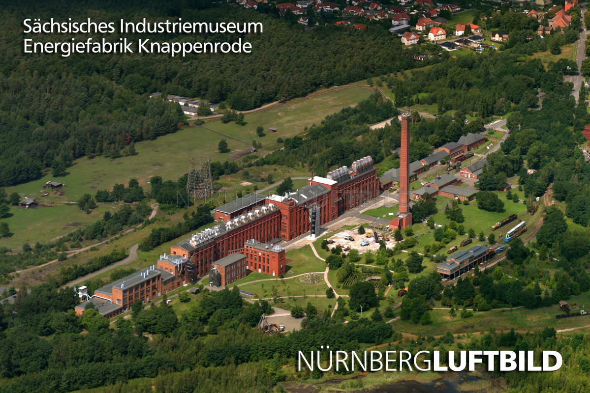 Energiefabrik Knappenrode, Luftaufnahme