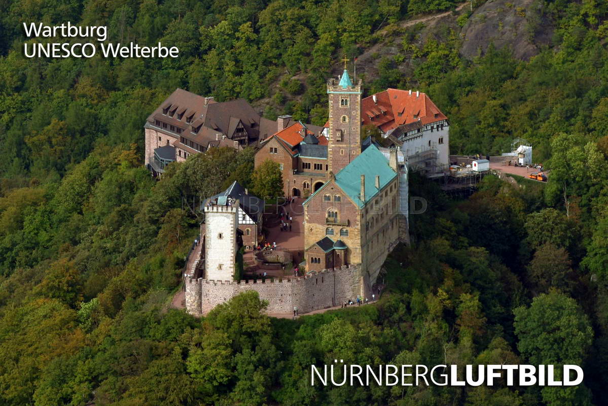 Wartburg, Luftaufnahme