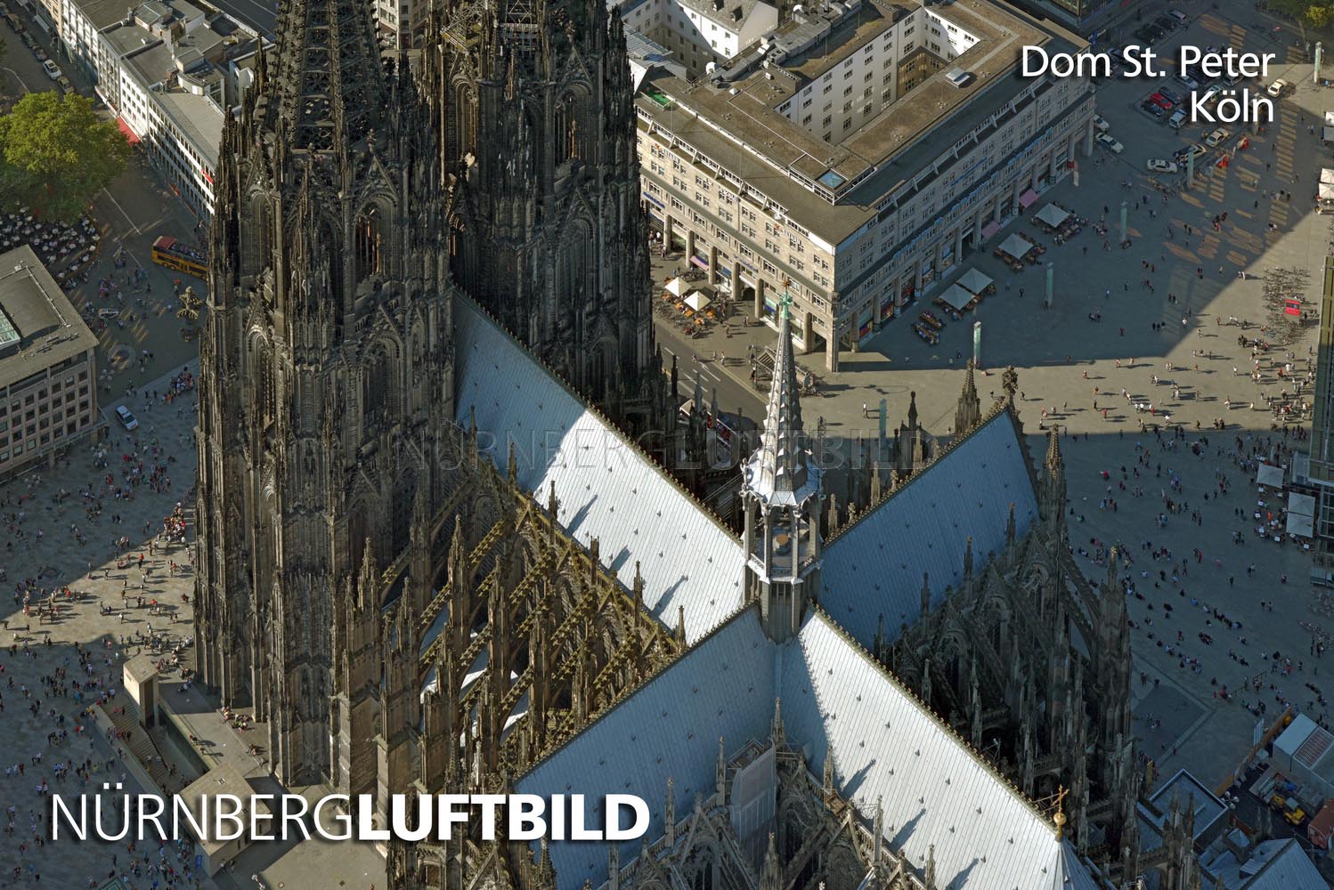 Dom St. Peter, Köln, Luftaufnahme