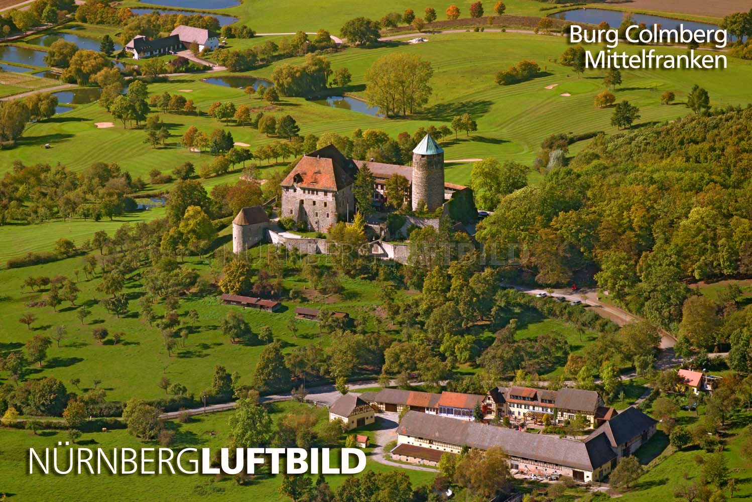 Burg Colmberg, Luftaufnahme