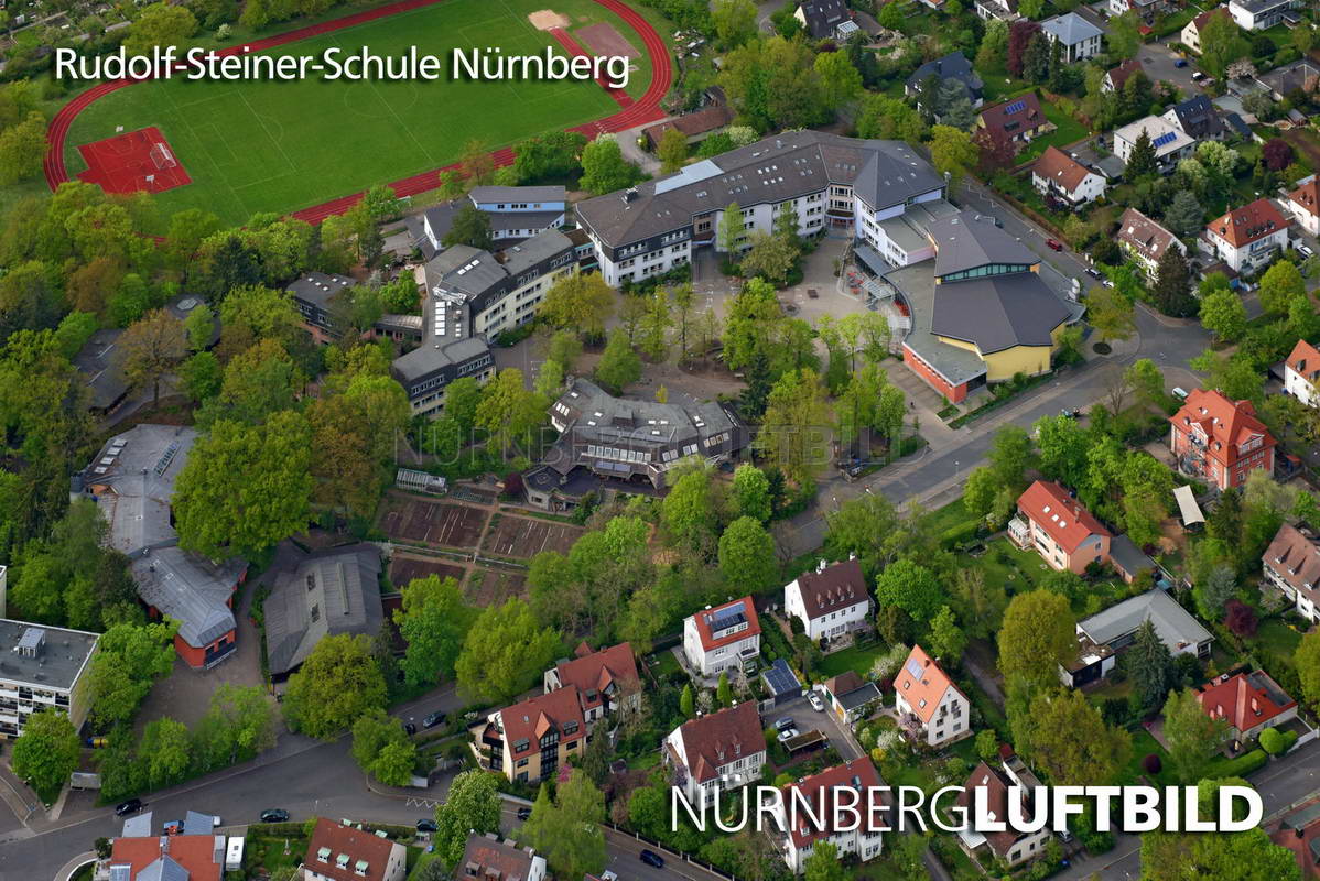 Rudolf-Steiner-Schule Nürnberg, Luftaufnahme