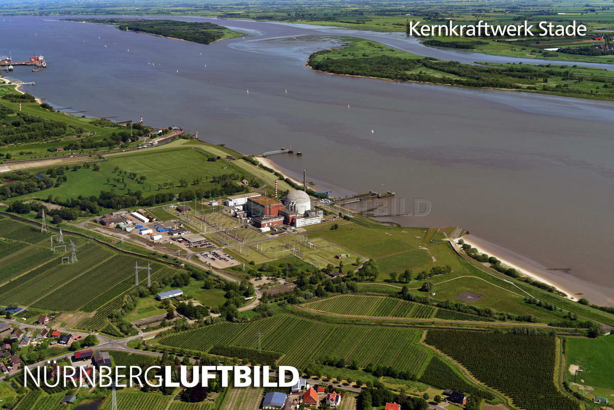 Kernkraftwerk Stade, Luftaufnahme