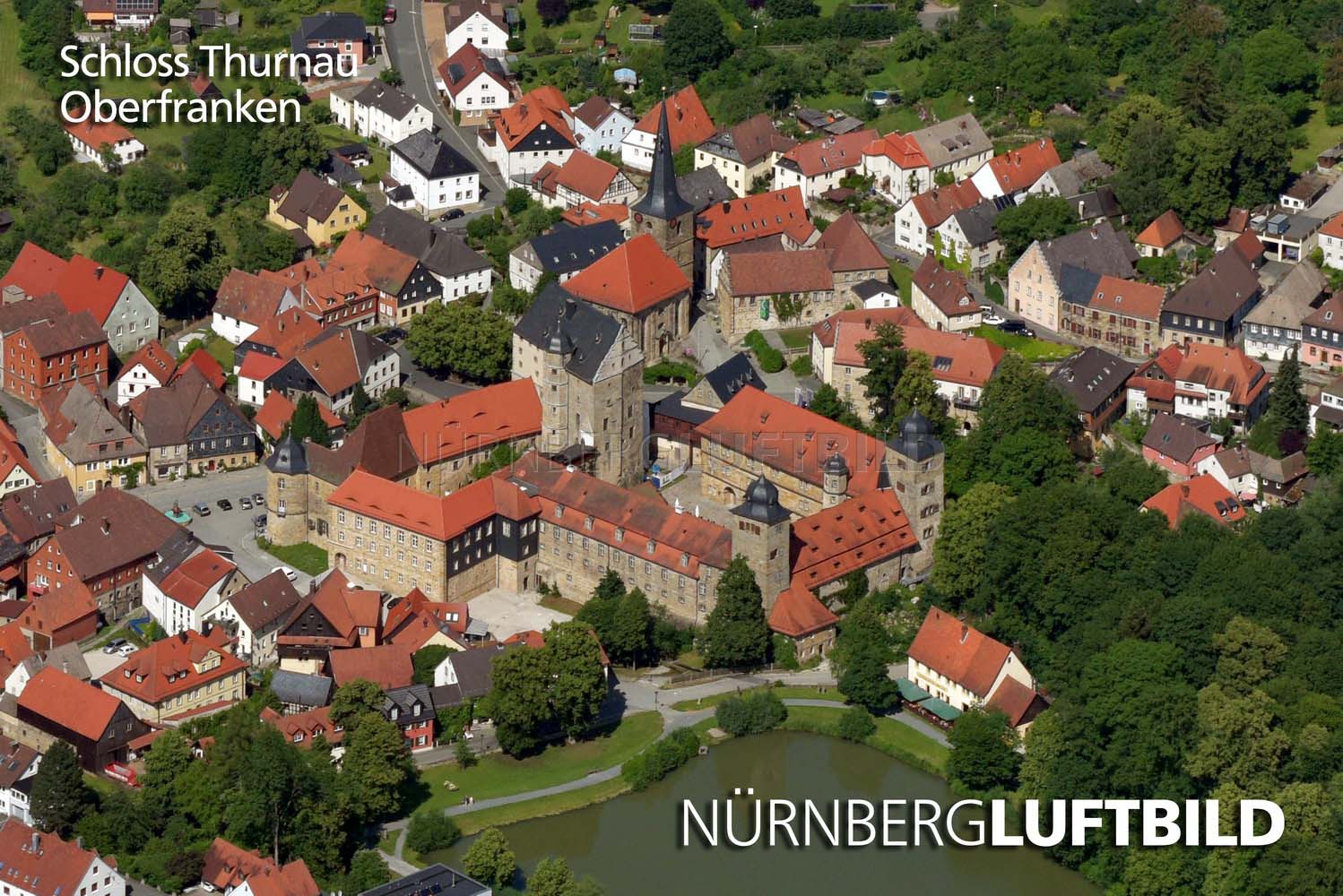 Schloss Thurnau, Oberfranken, Luftbild