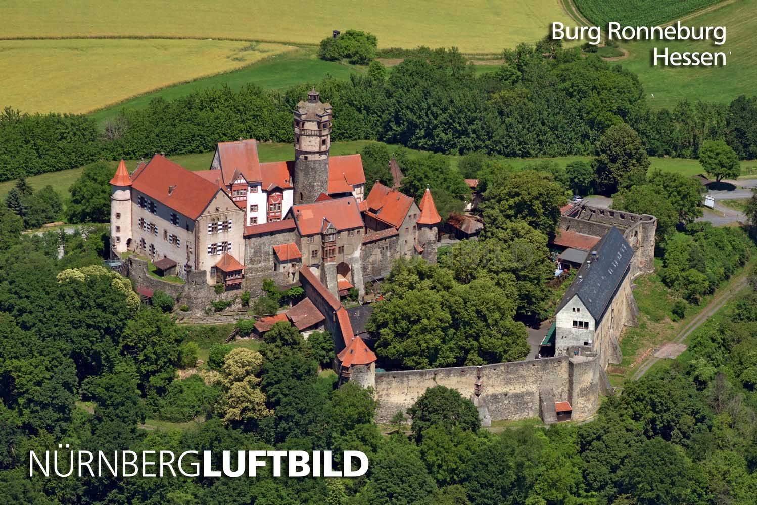 Burg Ronneburg, Luftaufnahme