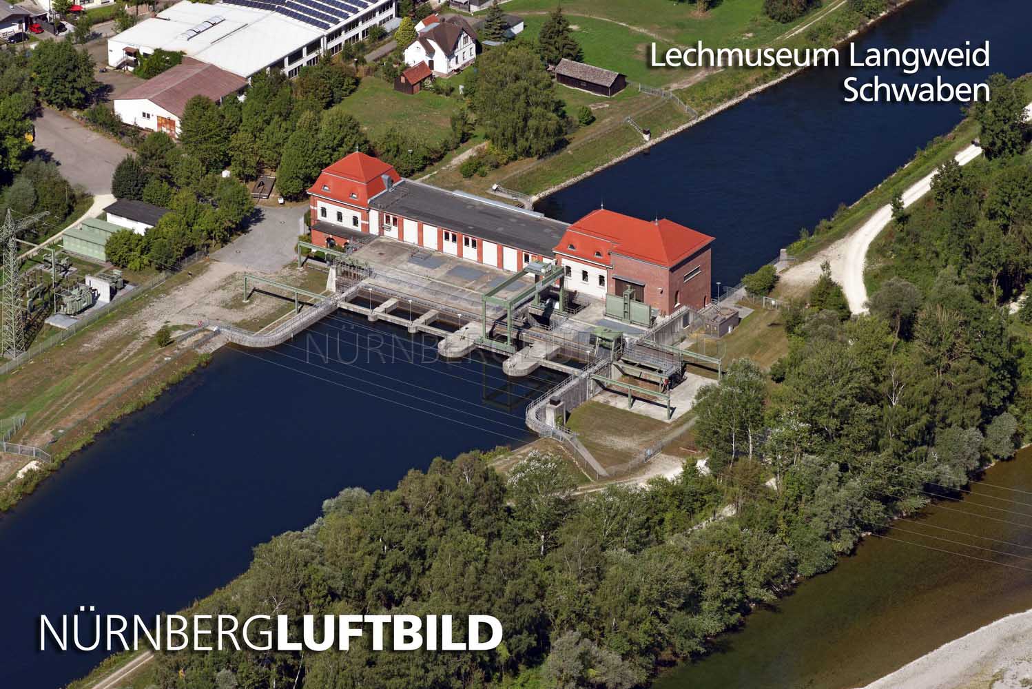 Lechmuseum Langweid, Luftaufnahme