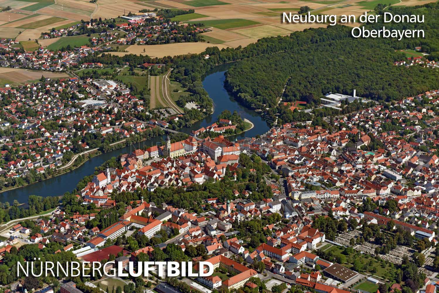 Neuburg an der Donau, Luftaufnahme