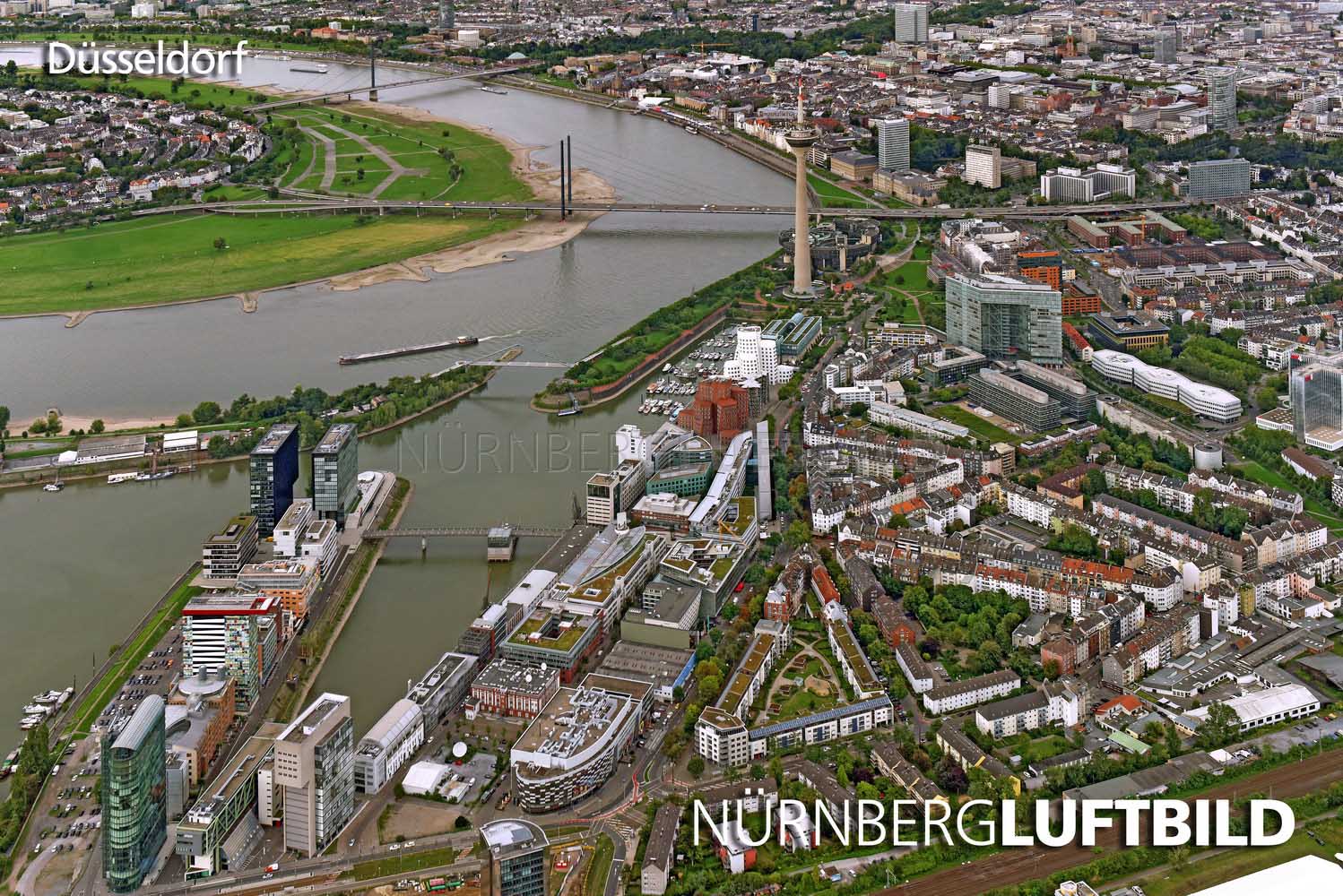 Düsseldorf, Luftaufnahme