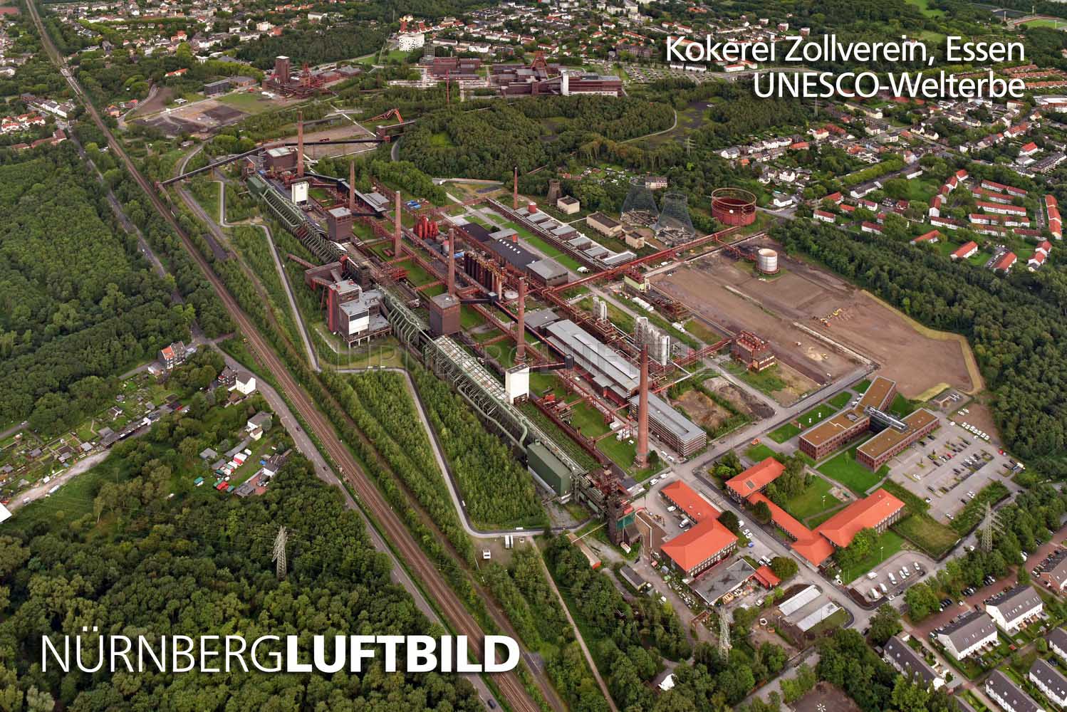 Kokerei Zollverein, Essen, Luftbild