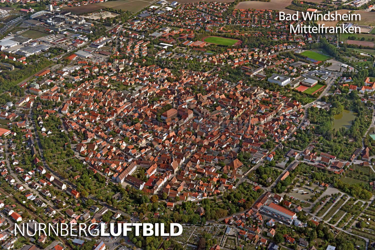 Bad Windsheim, Luftaufnahme