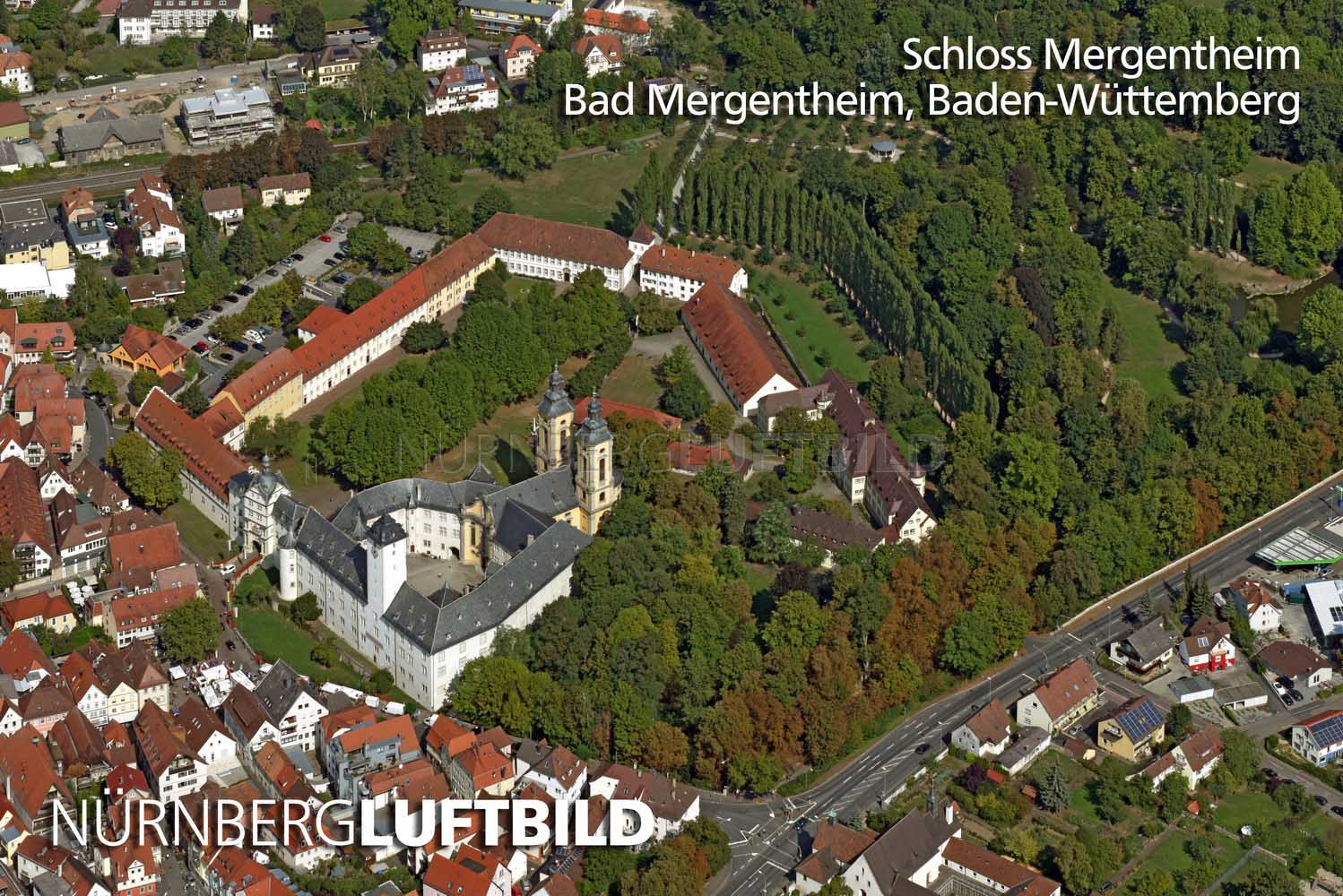 Schloss Mergentheim, Bad Mergentheim, Luftbild