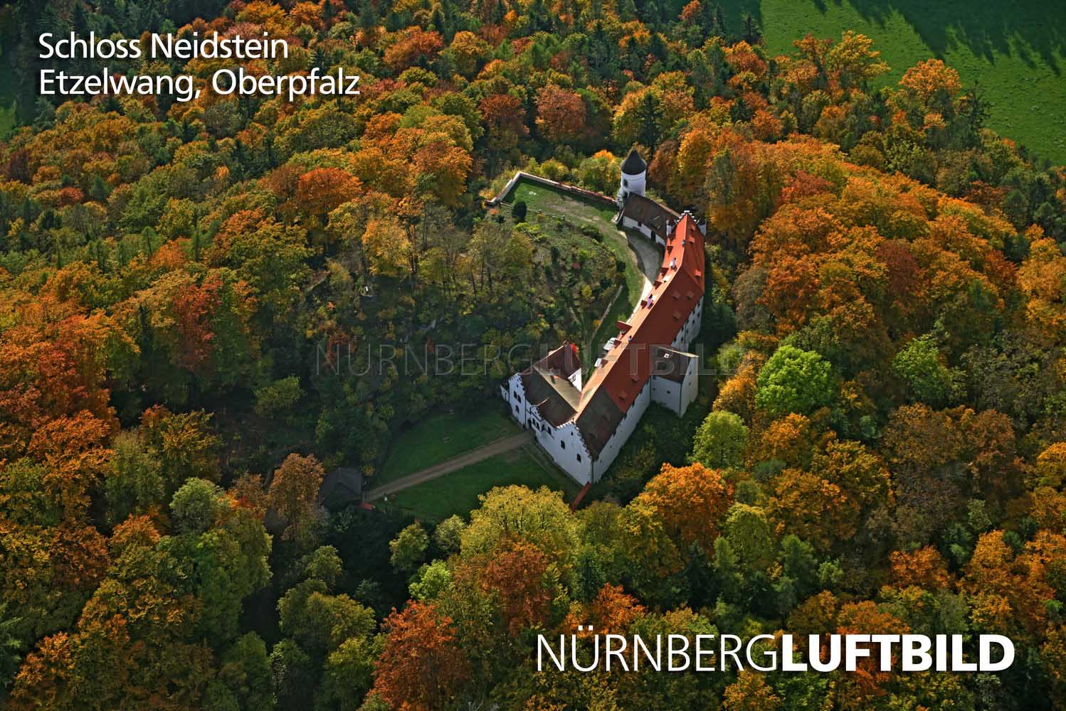 Schloss Neidstein, Etzelwang, Luftaufnahme