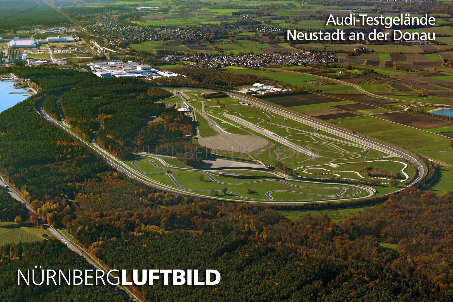 Audi-Testgelände, Neustadt an der Donau, Luftbild