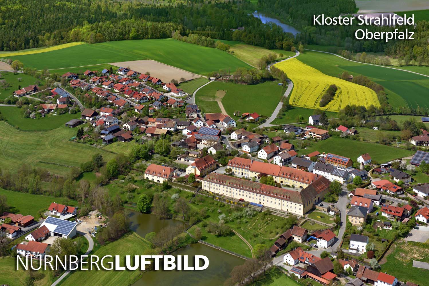Kloster Strahlfeld, Luftaufnahme