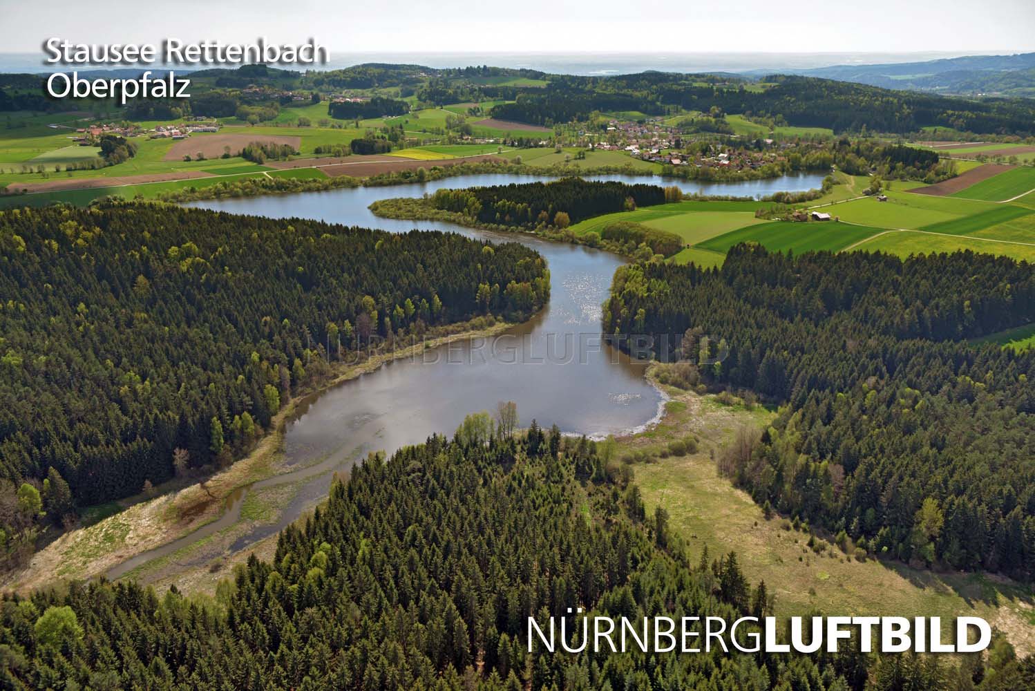 Stausee Rettenbach, Luftaufnahme