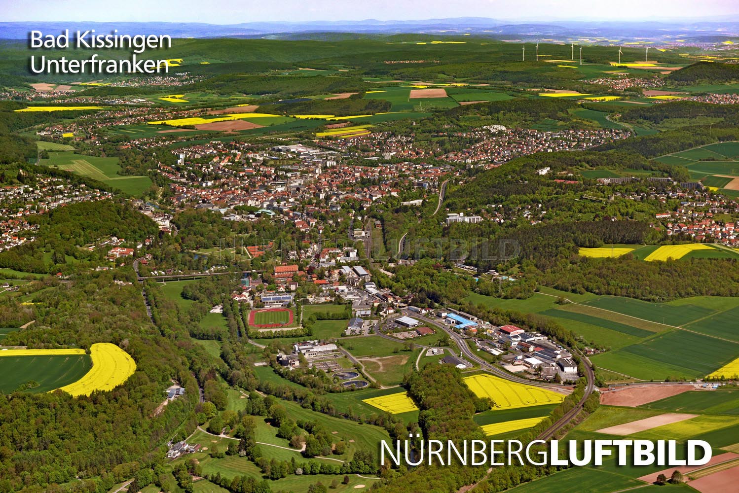 Bad Kissingen, Luftbild