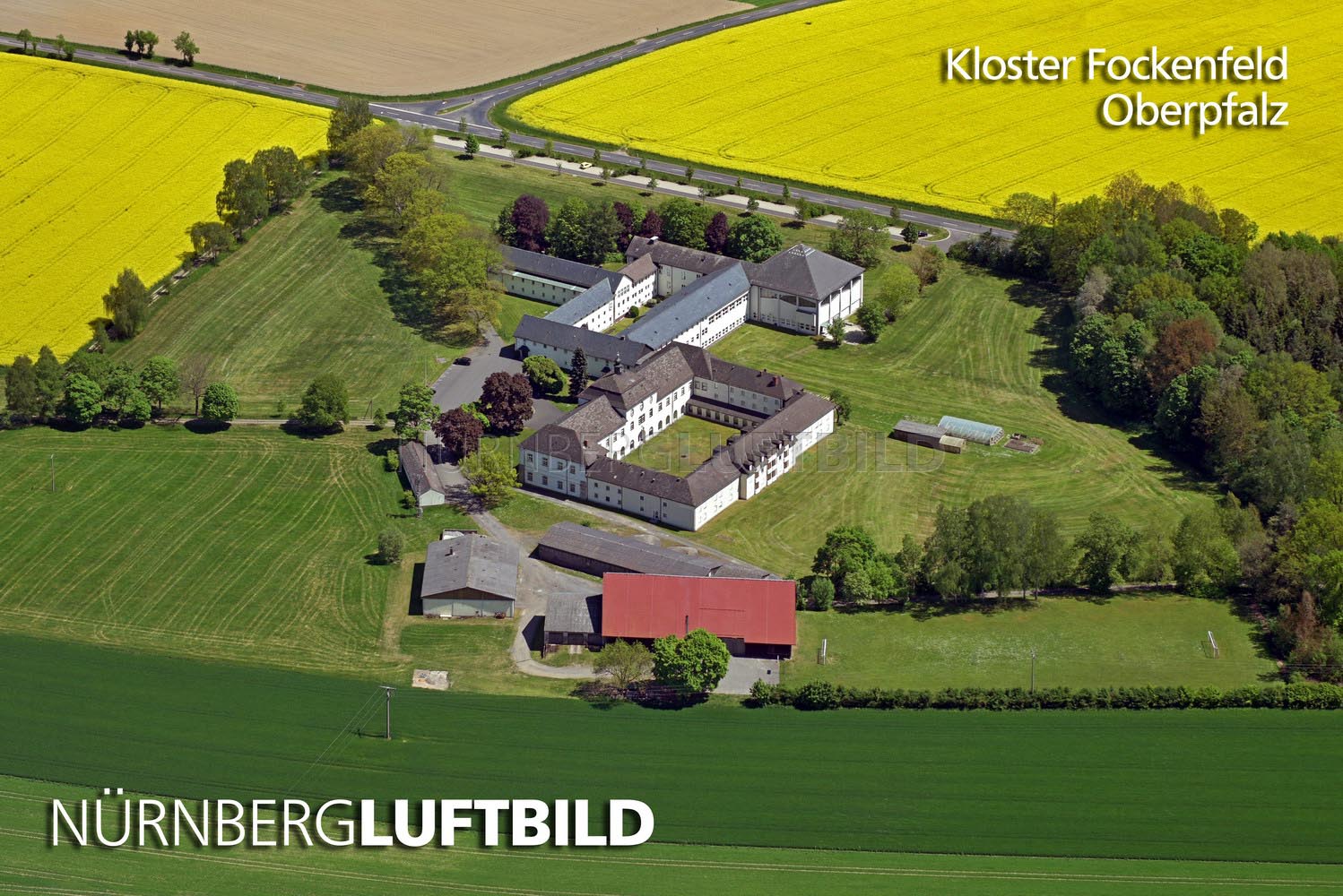 Kloster Fockenfeld, Luftaufnahme