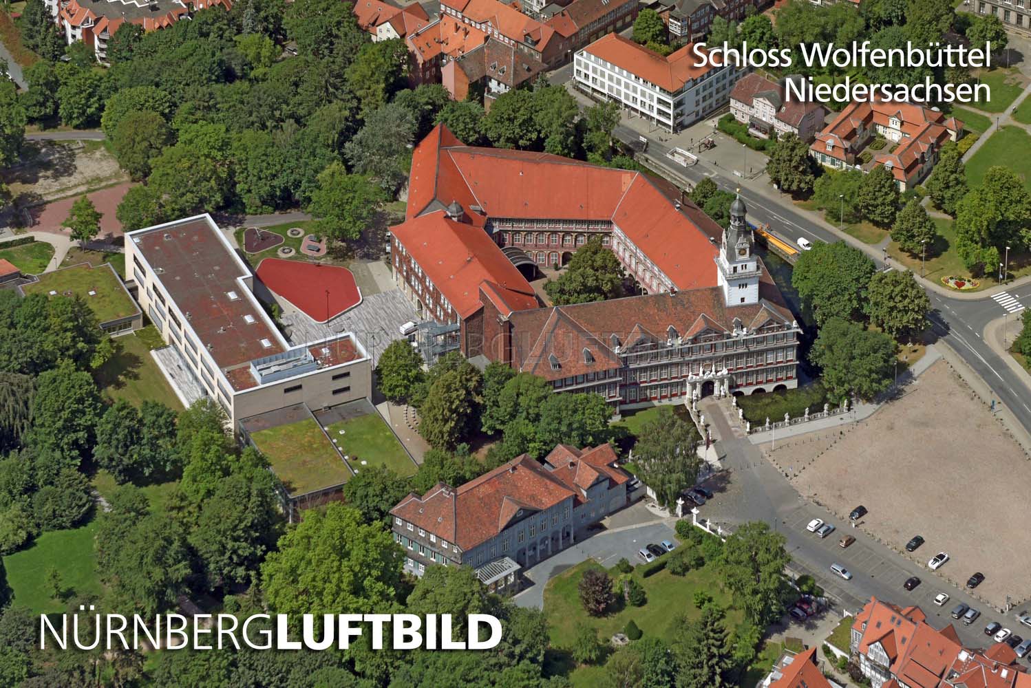Schloss Wolfenbüttel, Luftaufnahme