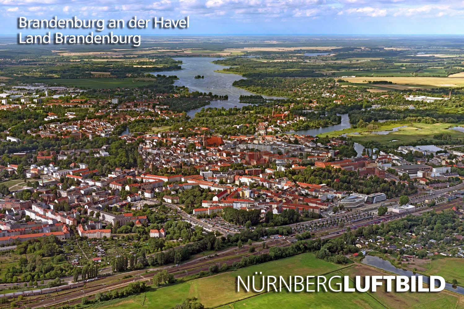 Brandenburg an der Havel, Land Brandenburg, Luftbild