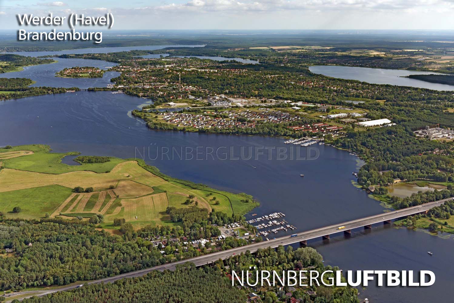 Werder (Havel), Luftaufnahme