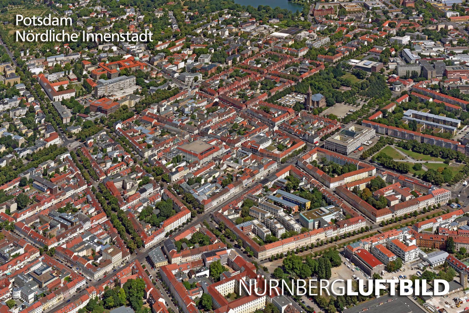 Potsdam, Nördliche Innenstadt, Luftaufnahme