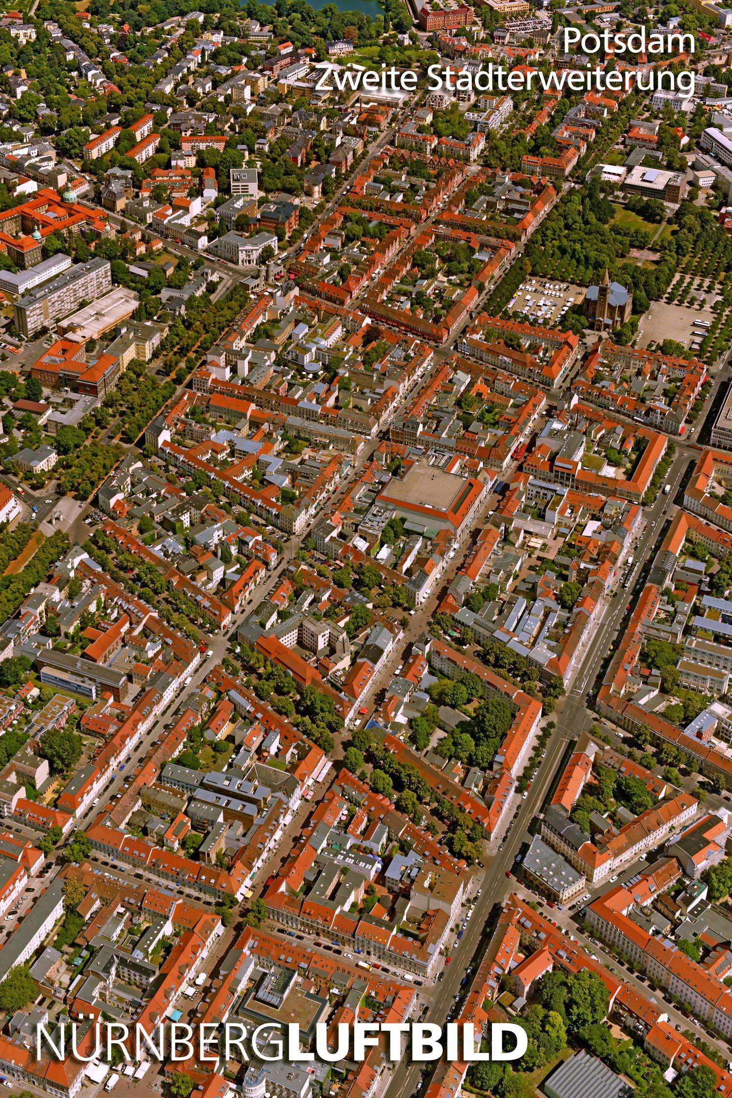 Potsdam, Zweite Stadterweiterung, Luftaufnahme