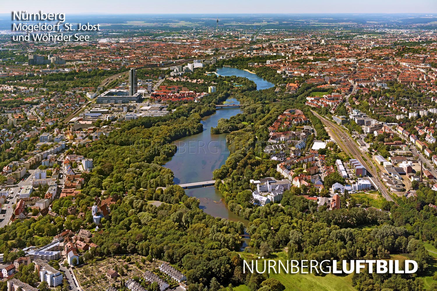 Nürnberg, Mögeldorf, St. Jobst und Wöhrder See
