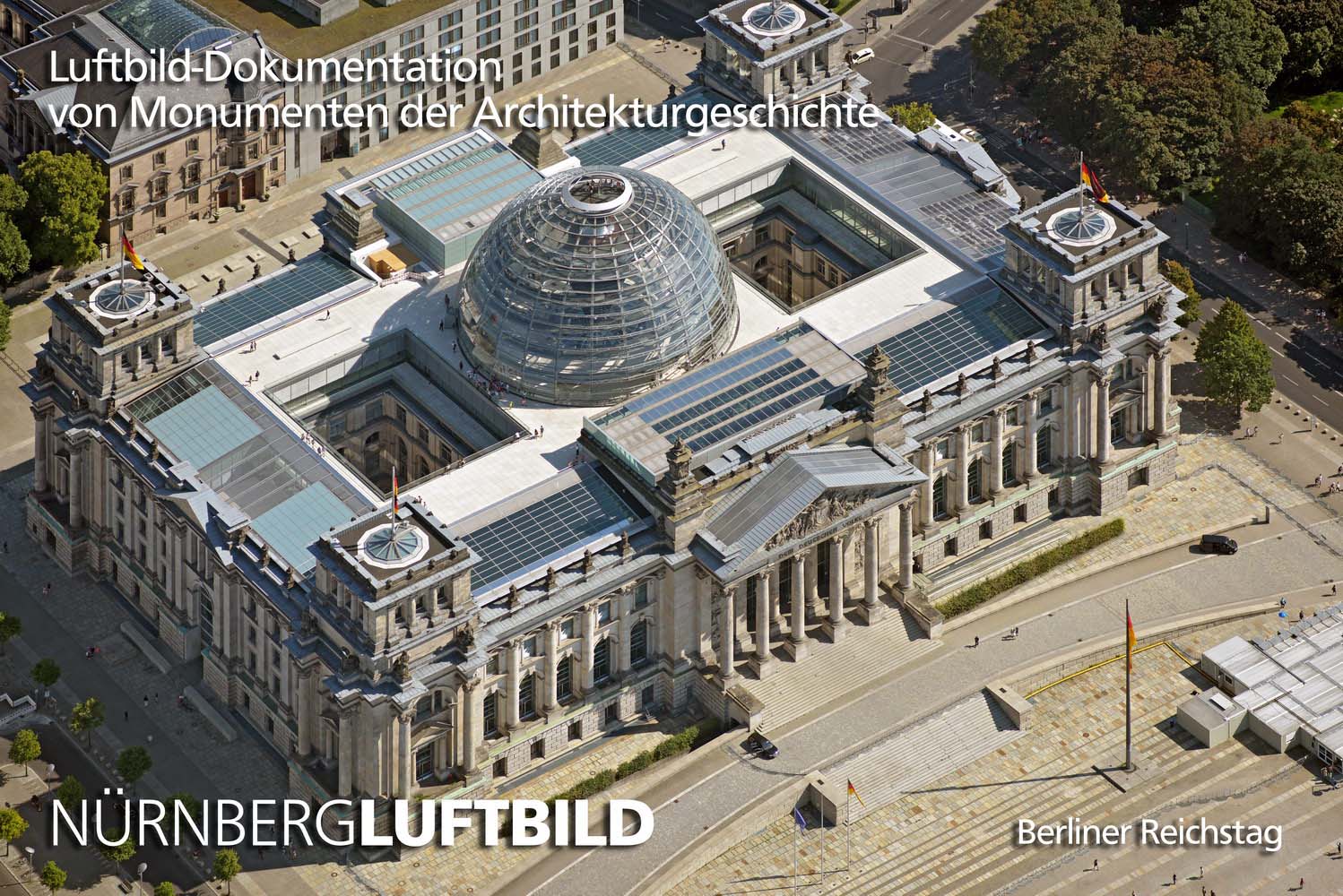 Reichstagsgebäude, Berlin, Luftaufnahme